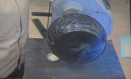 The outside finished